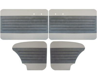 1949-1955 VW Beetle Door Panels - Front & Rear - Two-Tone