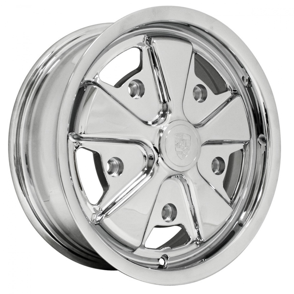 10-1109 - Porsche Fuchs Replica Wheel - 15x4.5 - 5x205 - Chrome