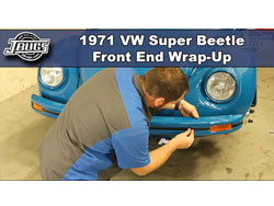 1971 VW Super Beetle - Front End Wrap Up