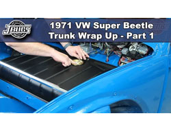 1971 VW Super Beetle - Trunk Wrap Up - Part 1