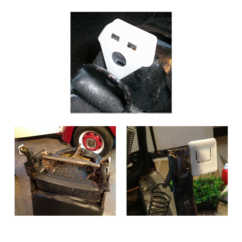 Empi Bug Parts EMPI Guide Piece Kit For Seat Track, For Beetle 73