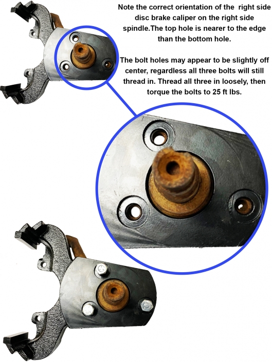 EMPI 22-2880 Front Disc Brake Kit – Zero Offset 5x205 – For VW Link Pin Bug 1959-1965