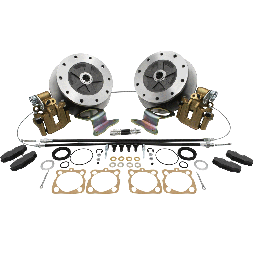 VW Disc Brake Kit - Wide Track Rear - with Parking Brake - 5x205 - 1958-67 Swing Axle