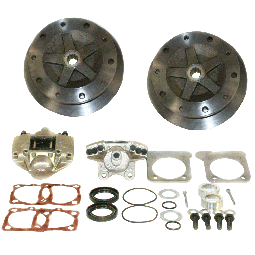 VW Disc Brake Kit - Wide Track Rear - no Parking Brake - 5x205 - 1968 Swing Axle - 1968-79 IRS