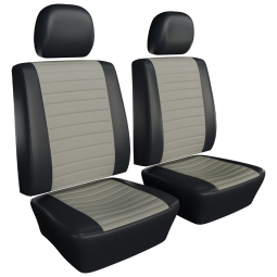 1977-1979 VW Beetle & Super Beetle Seat Upholstery - Front Only - 2-Tone 12" Insert