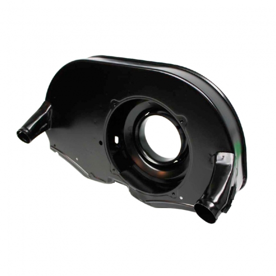 Concept 1 VW Doghouse Fan Shroud - with Heater Ducts - Exit Tin - Black -  Type 1 - 8893