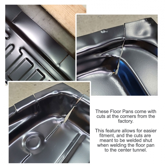 VW Beetle T1 Floor Pan Installation Kit - 52 Pieces For Both Sides 1946-1979