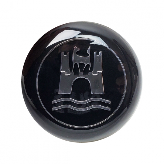 113-WHEEL-BLACK - Black Stock VW Steering Wheel for 1962-1971