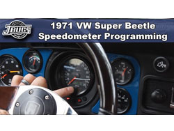 1971 VW Super Beetle - VDO Speedometer Programming