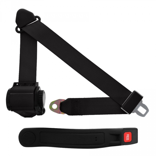 WSCH201P - 3 Point Retractable Lap & Shoulder Belt - Sleeve with