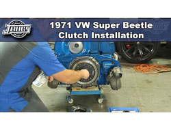 1971 VW Super Beetle - Clutch Installation