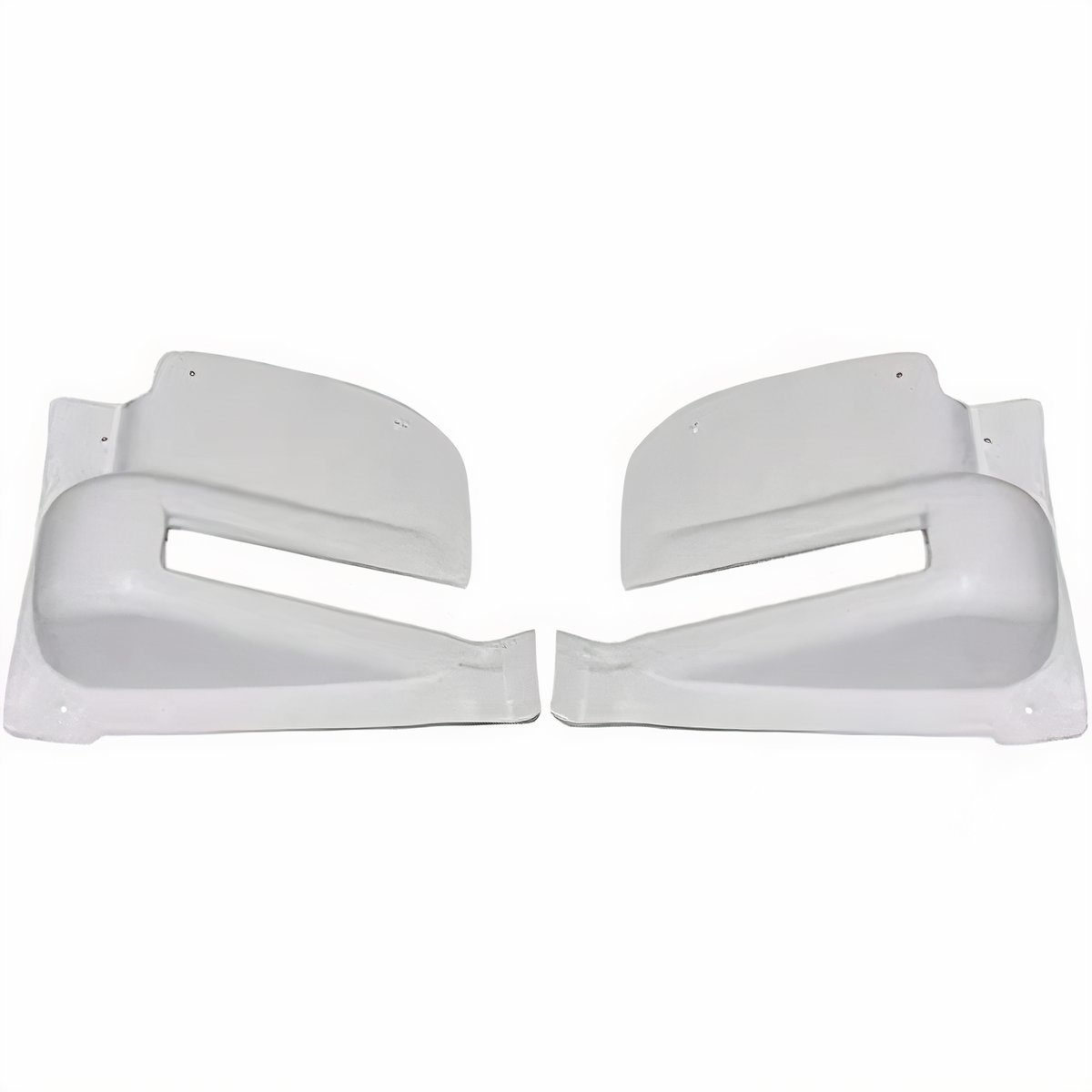 1964-67 VW Bus Rear Door Hinge Covers - Pair - White