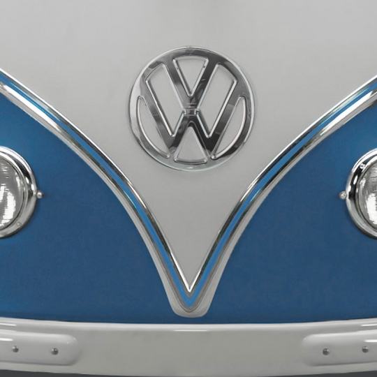 211-601A-CM - 1955-67 VW Bus Front Emblem - Polished