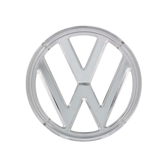 211-601B - 1968-72 VW Bus Front Emblem - Chrome - German