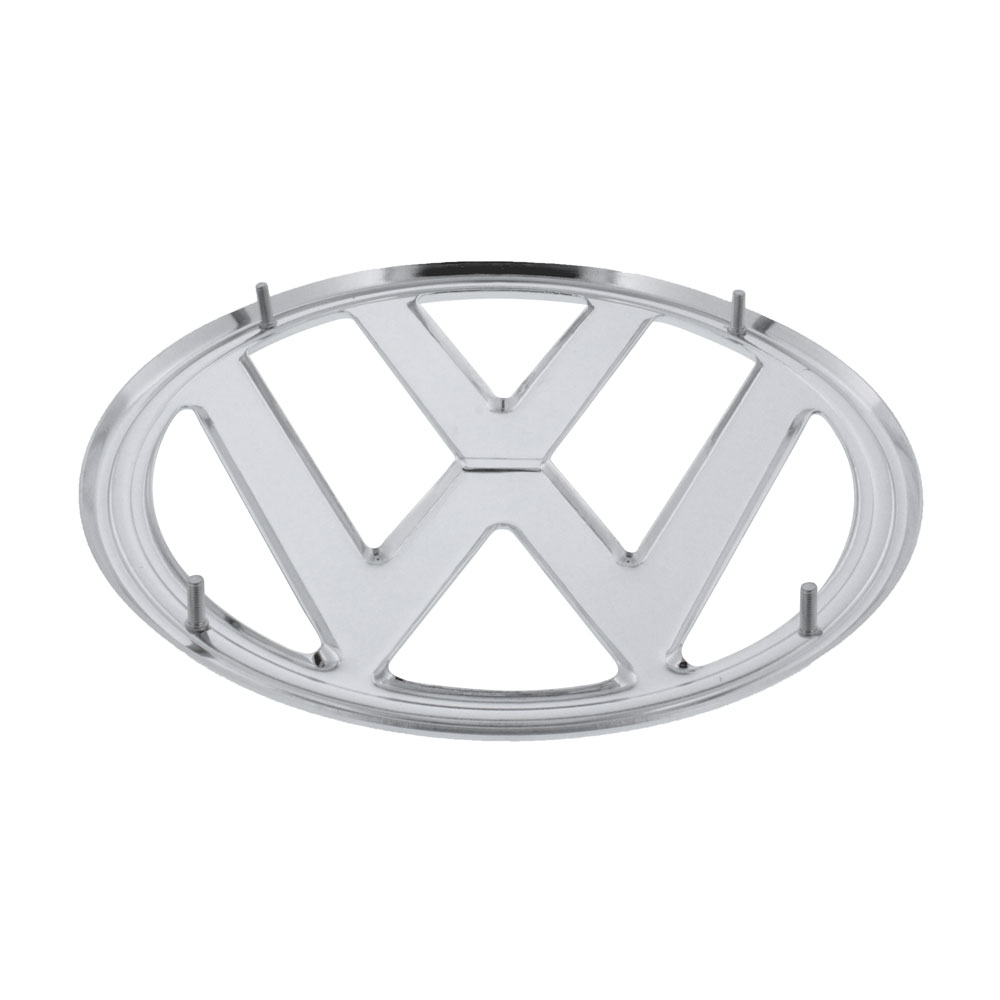 211-601B - 1968-72 VW Bus Front Emblem - Chrome - German