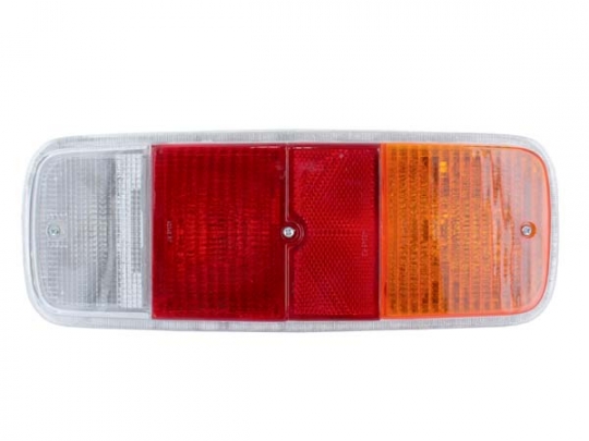 211000258 - 1972-79 VW Bus Tail Light Assembly - Red & Amber, Left