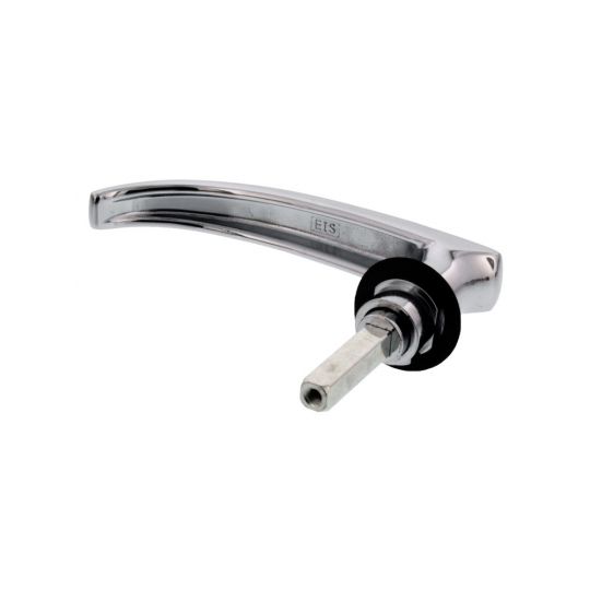 211841631E - 1962-67 VW Bus Side Cargo Door Handle - Chrome with Keys