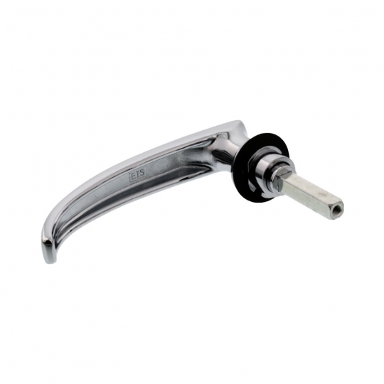 211841631E - 1962-67 VW Bus Side Cargo Door Handle - Chrome with Keys