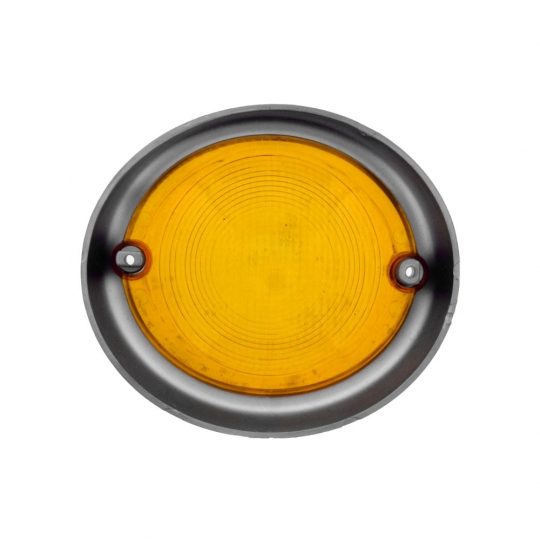 211953161B - 1964-67 VW Bus Turn Signal Lens - Amber - Silver Ring