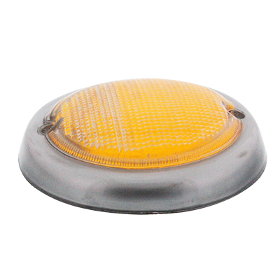 211953162B - 1964-67 VW Bus Turn Signal Lens - Amber - Silver Ring