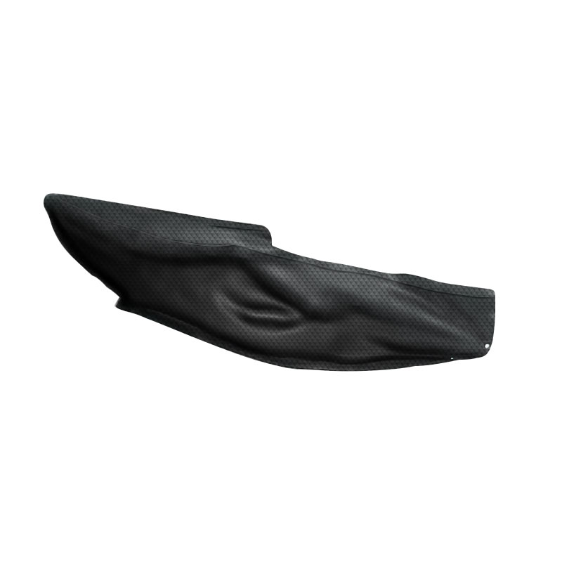 1963-1964 VW Beetle Convertible Top Boot - Black Pinpoint Vinyl