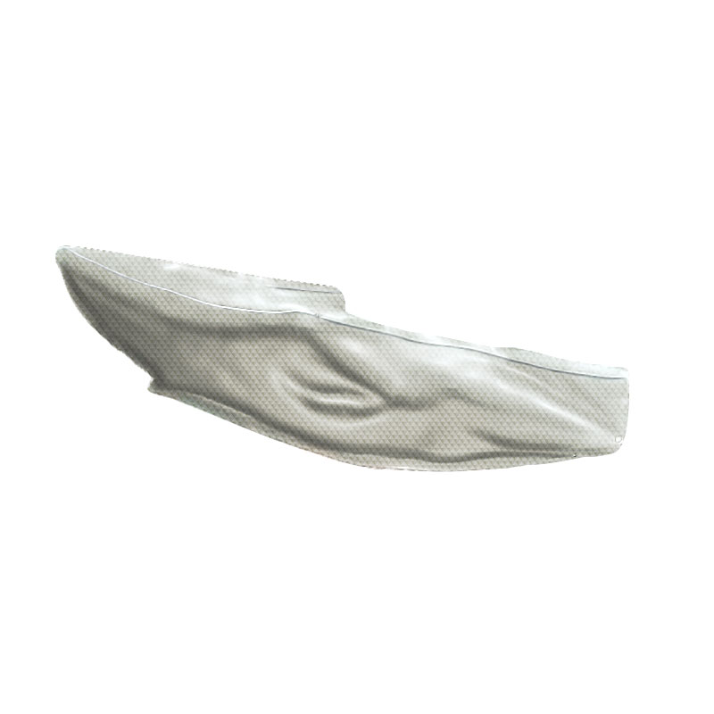1963-1964 VW Beetle Convertible Top Boot - White Pinpoint Vinyl