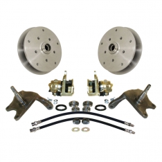 EMPI Disc Brake Conversion Kit - Front - Drop Spindles - 5x205 - 1954-1965 VW Beetle - Karmann Ghia