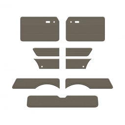 1966-1967 VW Type 3 Squareback Door Panels - Front & Rear - Vinyl