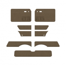 1966-1967 VW Type 3 Squareback Door Panels - Front & Rear - with Front Pockets - Tweed