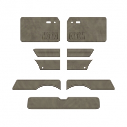 1966-1967 VW Type 3 Squareback Door Panels - Front & Rear - with Front Pockets - Velour