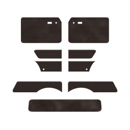 1968-1974 VW Type 3 Squareback Door Panels - Front & Rear - Velour