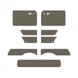 1968-1974 VW Type 3 Squareback Door Panels - Front & Rear - Vinyl