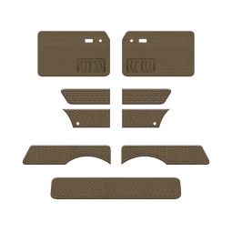 1968-1974 VW Type 3 Squareback Door Panels - Front & Rear - with Front Pockets - Tweed