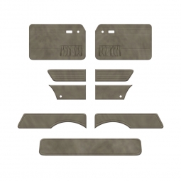 1968-1974 VW Type 3 Squareback Door Panels - Front & Rear - with Front Pockets - Velour