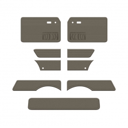 1968-1974 VW Type 3 Squareback Door Panels - Front & Rear - with Front Pockets - Vinyl