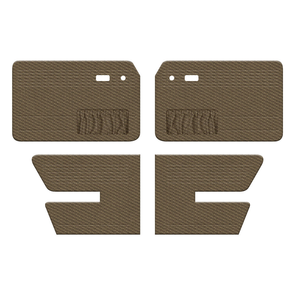 1973-1974 VW Type 3 Fastback Door Panels - Front & Rear - with Front Pockets - Tweed