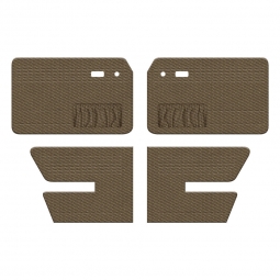 1973-1974 VW Type 3 Fastback Door Panels - Front & Rear - with Front Pockets - Tweed