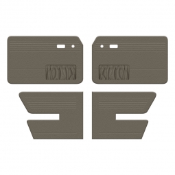 1973-1974 VW Type 3 Fastback Door Panels - Front & Rear - with Front Pockets - Vinyl