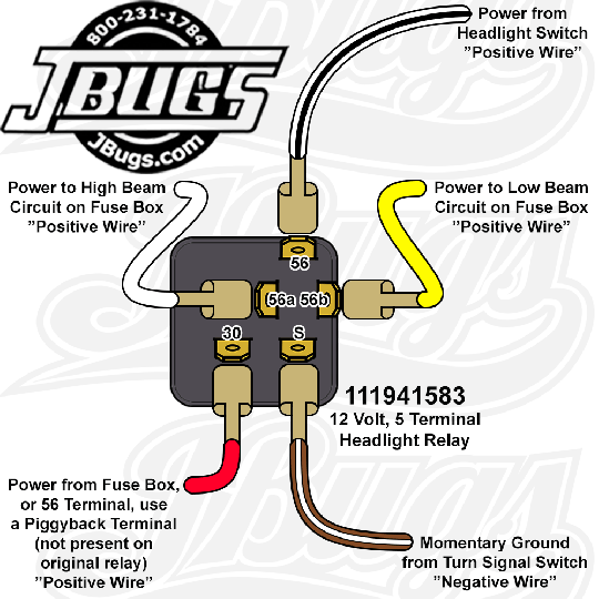 超高品質で人気の VW Headlight Dimmer Relay for 12 Volt Cars (5 Prong Unit テント・タープ