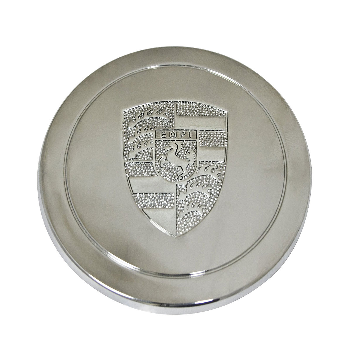 EMPI Crest Center Cap for 911 and Gasser Wheels - Silver