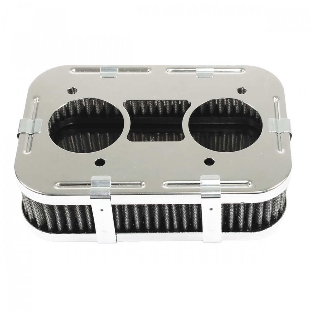 エアJIM 4 Weber-40-44-chrome-air-cleaner