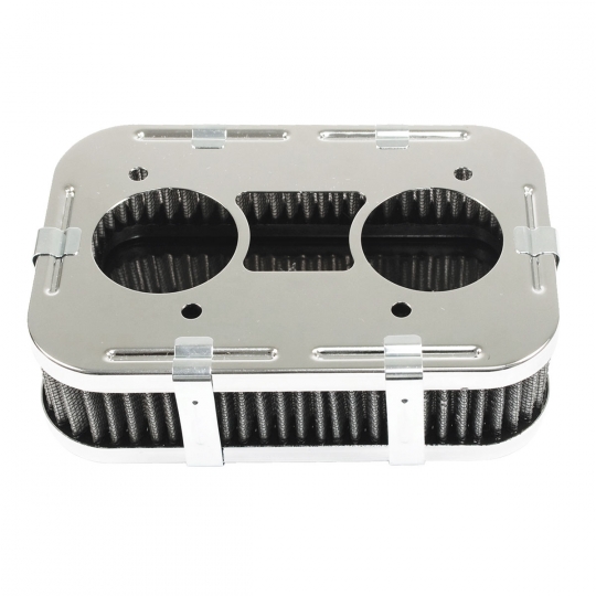 Weber-40-44-chrome-air-cleaner