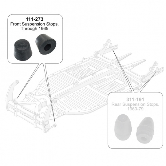 FSKT15465 - VW King & Link Pin Front Suspension Kit - 1954-65