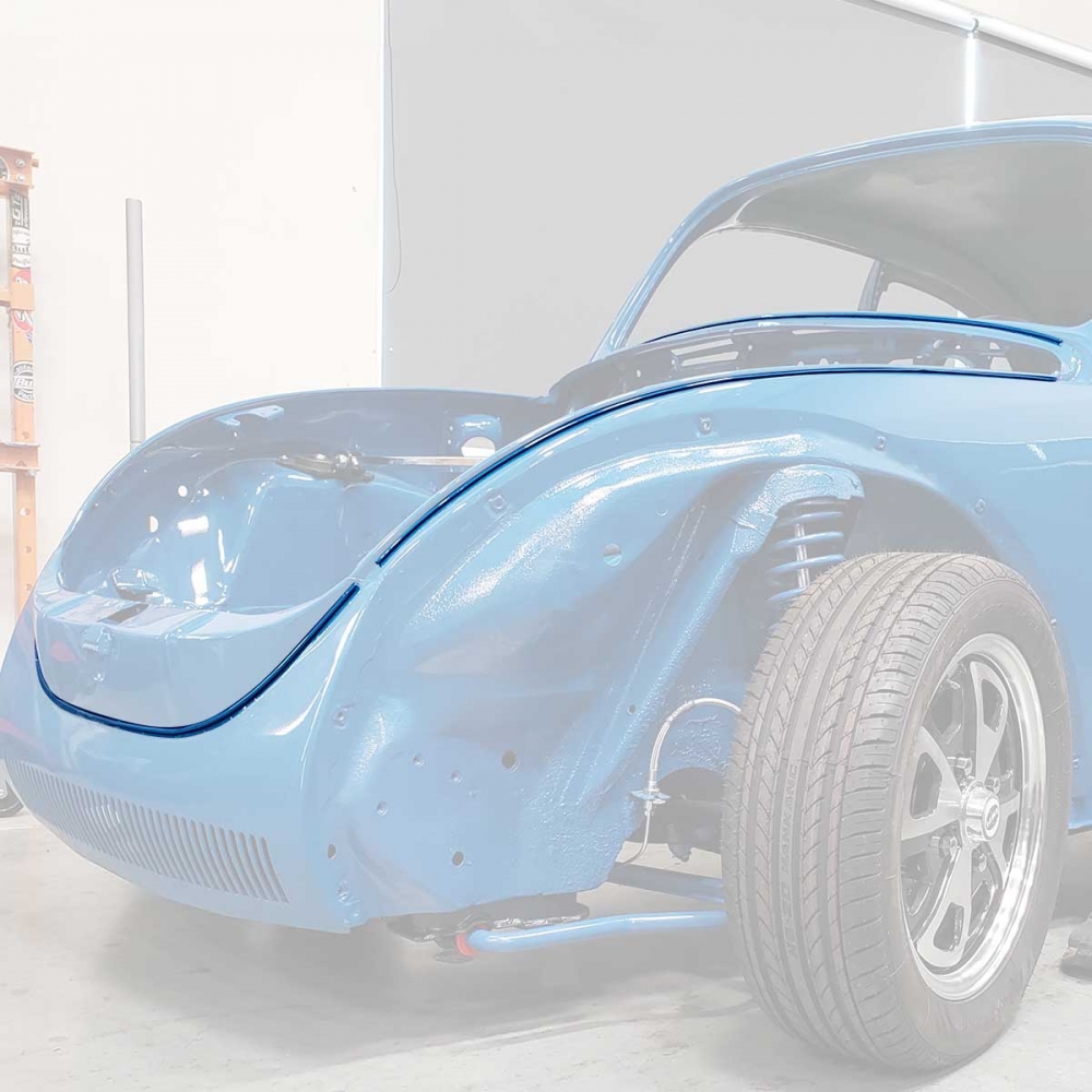 111813311 - VW Decklid/Hood Seal Channel - Beetle - Super Beetle 111813311 - VW Decklid/Hood Seal Channel - Beetle - Super Beetle