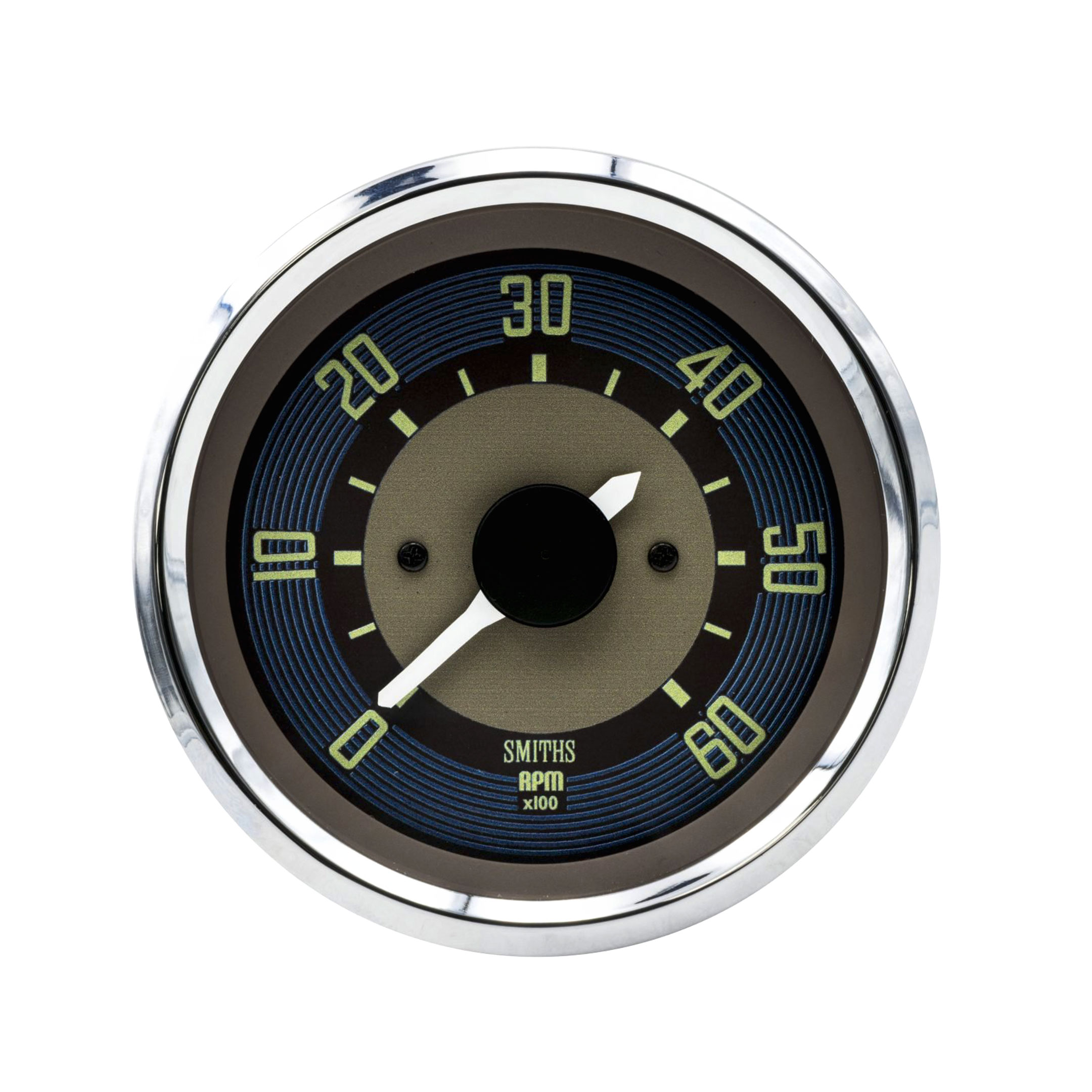 2 52MM 0-6000 RPM Tachometer White Backlight Tacho Meter Electrical  Tachometer Gauge For 1-20 Cylinder Diesel Motor Engine 12V