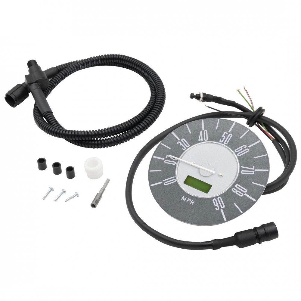 14-1140-0 - 1968-1972 Bus Speedometer by Smiths - Gray Dial