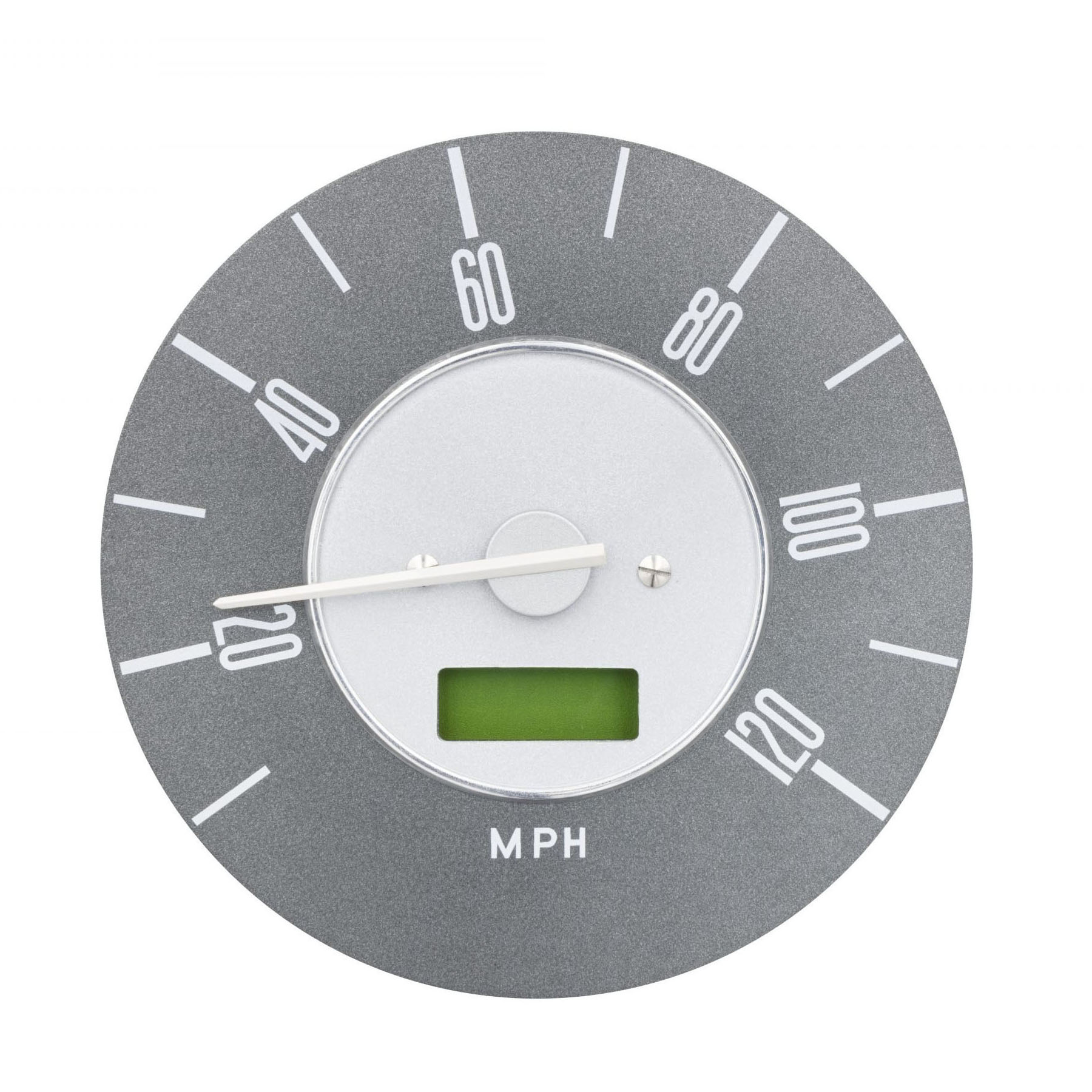 1968-1972 Bus Speedometer by Smiths - Gray Dial - Silver Center - 10-120 MPH