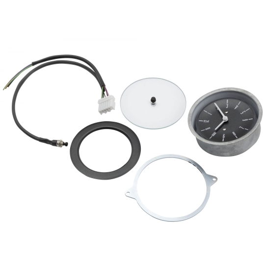 14-1156-0 - 1968-1975 Bus Dash Clock by Smiths - Gray Dial