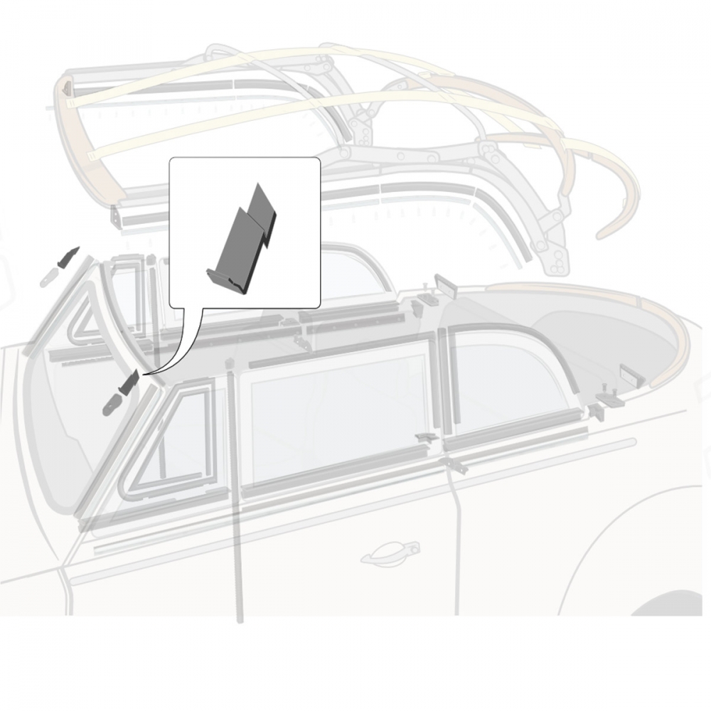 153-373A - 1973-1979 VW Super Convertible Top Alignment Pin
