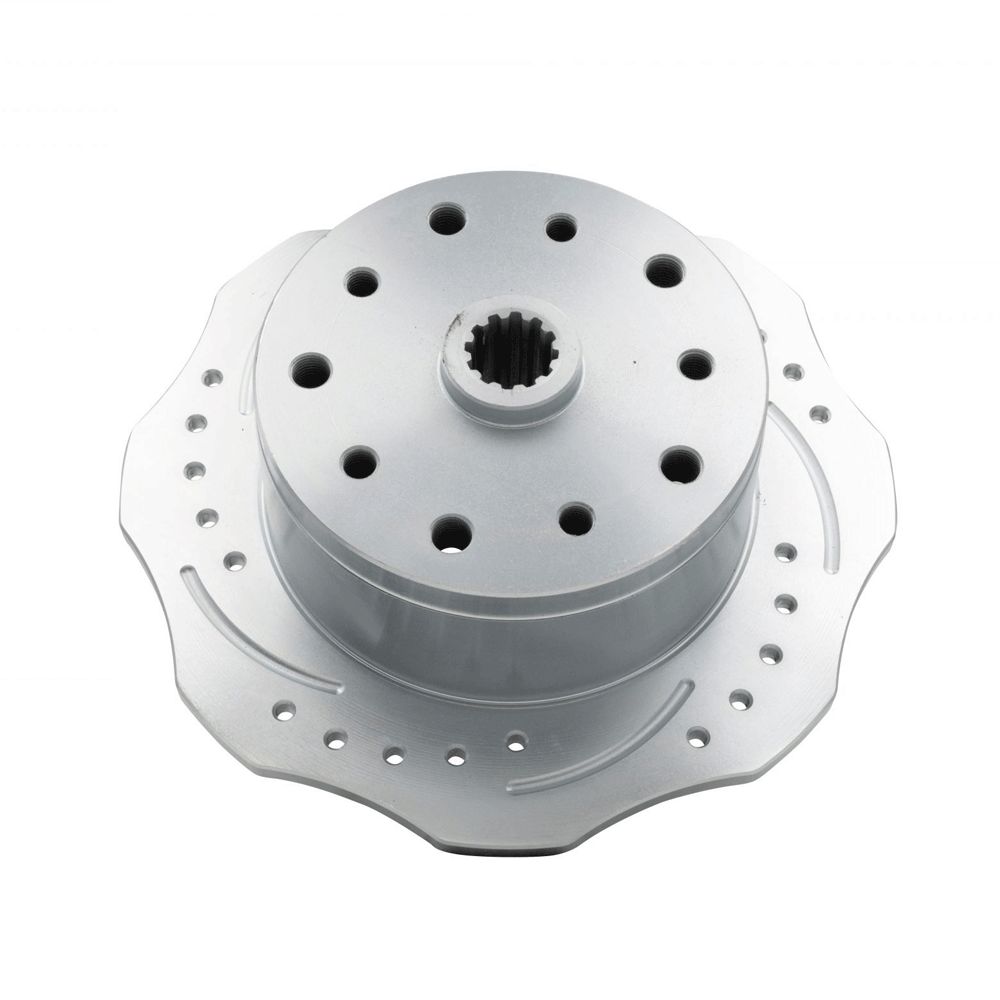 EMPI Brake Rotor - Scalloped - Drilled - Slotted - 5x130 - 4.75 - Left Rear